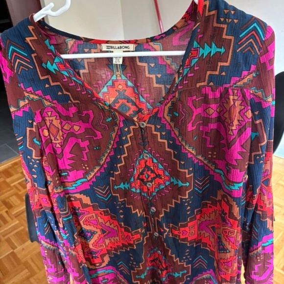 BILLABONG- MOONGAZER MINI DRESS (EXTRA SMALL) - Picture 2 of 6